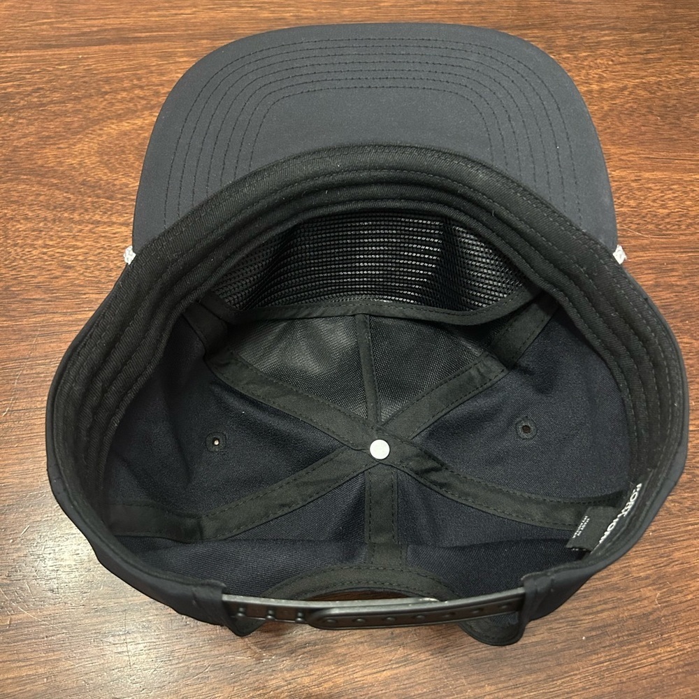 Black Rope-Front Cap - Picture 2 of 2
